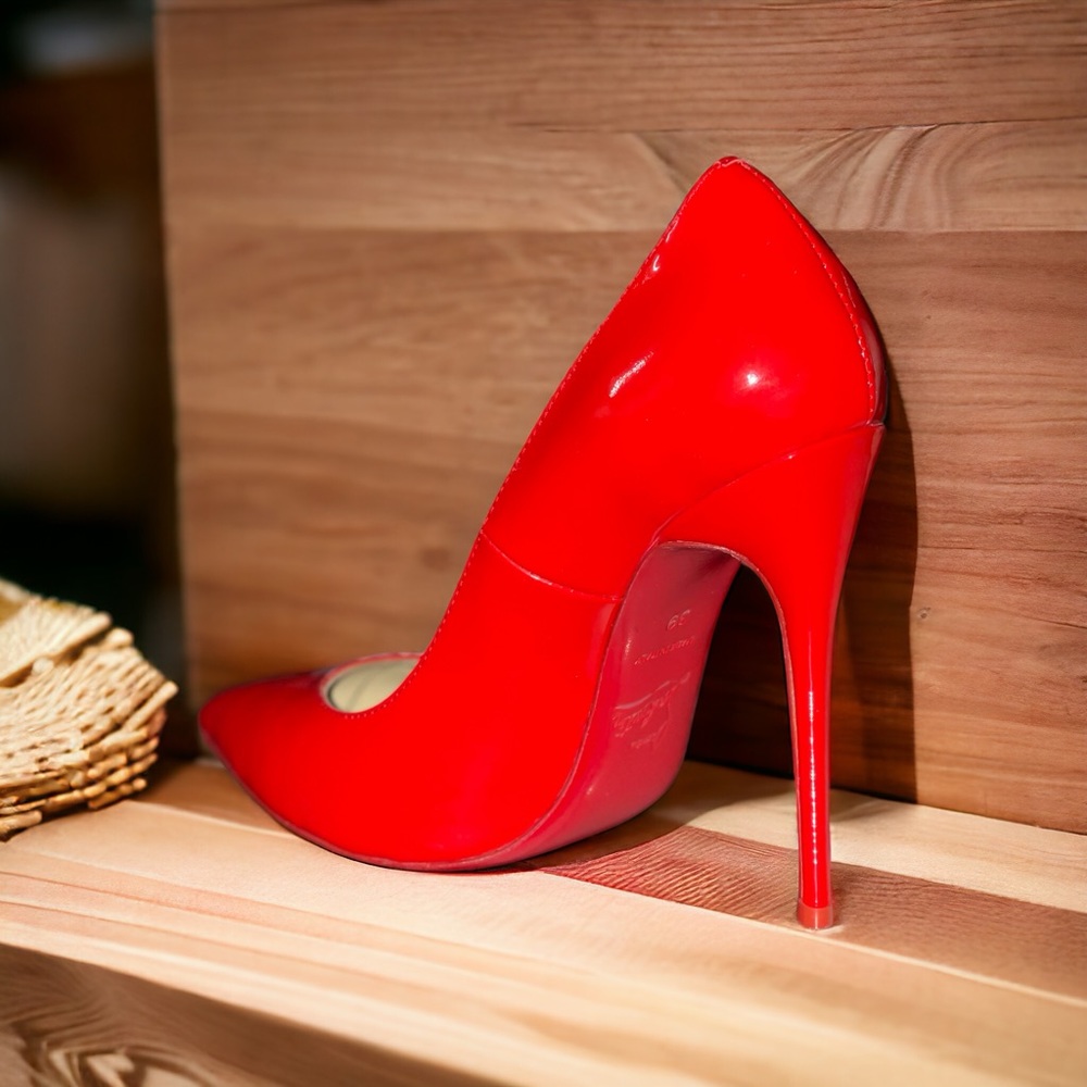 Christian Louboutin luxury red bottoms